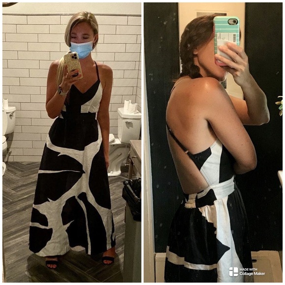 Anthropologie Feuilles The Odells Linen Maxi Dress Size XL - Picture 8 of 16